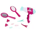 Produktbild: Theo Klein 5790 Barbie Frisier-Set | Zubehör und Accessoires im Barbie-Look | Inkl. Kinder-Föhn mit Kaltluftfunktion | Spielzeug für Kinder ab 3 Jahren