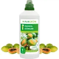 Produktbild: Purgrün Bio Papaya Dünger, NPK 4+1+7, Algenextrakt, 1 Liter