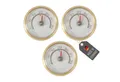 Produktbild: Lantelme Kühlschrankthermometer 3 Stück Selbstklebend Analog Gold Kühlschrank Thermometer, 3-tlg., Temperatur -10 bis +50°C, 5,2cm, Analog, Deutsche Herstellung