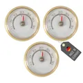 Produktbild: 3 Stück Kühlschrankthermometer Selbstklebend Analog Kühlschrank Thermometer