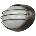 Produktbild: Licht-Erlebnisse Outdoor Wandlampe AMSTERDAM in Kupfer Antik Aluminium Glas E27 B:22cm Maritime Balkon Leuchte, CX1208-35