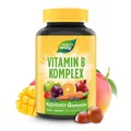 Produktbild: Vitamin B Komplex Multivitamin Gummies I alle B-Vitamine mit 12 µg Vitamin B12 I Mango-Geschmack ...