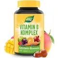 Produktbild: Vitamin B Komplex Multivitamin Gummibärchen hochdosiert - lecker & gesunde Gummies mit Vitamin C Folsäure & 8 B-Vitamine B1 B2 B3 B5 B6 Biotin Vitamin B12 - vegetarisch- tägliche Energie - 60 Stk