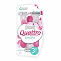 Produktbild: Wilkinson Quattro Damenrasierklingen, 3 Stück, Sanfte Rasur