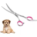 Produktbild: Hundepflege Schere Edelstahl, gebogen, gerade, Ausdünnung, Trimmer, Haustier