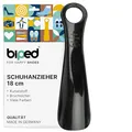 Produktbild: biped Schuhanzieher aus Kunststoff 18 cm – Mini Schuhlöffel, perfekt für unterwegs – Ergonomisch geformter Reiseschuhlöffel – Ideal für Kinder & Erwachsene z2798(schwarz)