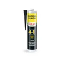 Produktbild: MEM Universal Silikon 4in1, Silikon-Dichtstoff für Naturstein, Sanitär, Fenster und Fassade, Innen- und Außenbereich, 300ml Kartusche, Anthrazit