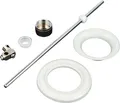 Produktbild: tecuro Zugstange für Exzenter Ab- und Überlaufgarnitur 205 mm x Ø 5 mm, Messing verchromt