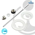 Produktbild: tecuro Zugstange für Exzenter Ab- und Überlaufgarnitur 205 mm x Ø 5 mm, Messing