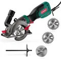 Produktbild: HYCHIKA Kreissäge 750W 3500RPM Maximale Schnitttiefe 48mm 90 Grad und 68.98