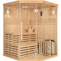 Produktbild: Traditionelle Sauna SKYLINE Tannenholz Natur XL