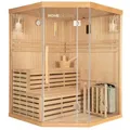 Produktbild: Home Deluxe Sauna, Natur, Holz, 150x200x150 cm, Freizeit, Wellness, Sauna