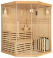 Produktbild: Deluxe Ofen Sauna WHASKY-XL Ofensauna Massivholzsauna Saunaanlage