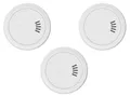Produktbild: ABUS Rauchmelder Prefira Mini, 3er Set - Q-Label zertifizierter Mini-Rauchmelder mit 10-Jahres-Batterie, Fehlalarmreduzierung, 2-LED-Raucherkennung, adaptiver LED-Helligkeit, Magnethalter und Klebepad