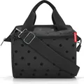 Produktbild: reisenthel allrounder cross, Handtasche, Tasche, Cross Body Bag, Glossy Dots Black, 4 L, MQ7075