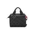 Produktbild: reisenthel allrounder cross glossy dots black – Kleine Crossbody Bag mit abnehmbarem und verstellbarem Schultergurt – Aus wasserabweisendem Material