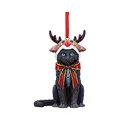 Produktbild: Nemesis Now Reindeer Cat Unisex Weihnachtskugeln Standard Kunststoff Geschenke, Katzen, Weihnachten