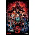 Produktbild: Stranger Things Finale-Staffel-Poster, Staffel 5 Maxi-Poster 91,5 x 61 cm, offizielles lizenziertes Netflix-Produkt, Premium-Wandkunst für Schlafzimmer, Wohnzimmer & Sammler
