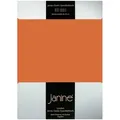 Produktbild: Janine Jersey Elastic Spannbetttuch 90x190 cm - 100x220 cm | rost-orange - orange
