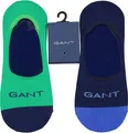 Produktbild: GANT Herren Sneaker Socken 2-PACK NO SHOW SOCKS grün-blau, One Size