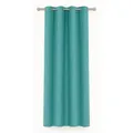 Produktbild: Bestlivings Vorhang „Ellen“ mit Ösen (1 St), Ösen, blickdicht, einfarbig, waschbar bei 30°C, bügelleicht, strapazierfähig, formstabil blau 140 cm x 245 cm