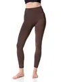 Produktbild: Yenita Thermoleggings Gefütterte Damen Legging mit Innenfleece im 2er Pack, Winter Seamless Thermo Legging in Braun, GR: L/XL