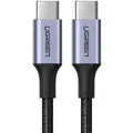 Produktbild: Ladekabel / Datenkabel USB-C zu USB-C, Ugreen, 100W, QC, PD, FCP, 5A. 0.5m, Grau
