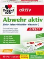 Produktbild: Doppelherz Abwehr aktiv DIRECT Zink Selen Vitamin C Immunsystem 40 Portionen