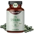 Produktbild: Spirulina Tabletten Bio | 400 Presslinge | mit je 6g Spirulina Algen Pulver pro Tagesdosis | 100% Bio Spirulinapulver | hochdosiert | vegan | vom Achterhof