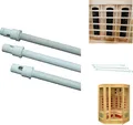 Produktbild: Keramikstrahler Infrarotstrahler 400 Watt 55cm Heizstrahler Infrarotkabine