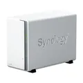 Produktbild: Synology DS223j 2-Bay Diskstation NAS (Realtek RTD1619B 4-Core 1.7 GHz 1GB DDR4 Ram 1xRJ-45 1GbE LAN-Port) 8TB Bundle mit 2X HAT3300-4T