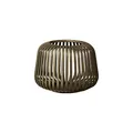Produktbild: blomus Laterne Lito | Burned Metal | Windlicht aus Edelstahl | Kerzenhalter Bronze | Größe XS | 14L x 14B x 10H cm | Laterne Deko | Indoor Windlicht