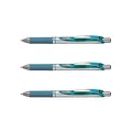 Produktbild: Pentel 3 Stück Tintenroller Gel Energel BL77 Zeichnung 0,35 mm hellblau