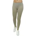 Produktbild: F&K-Mode Thermoleggings Thermo Leggings Hose lang Baumwolle Fleece warm Mit Fleece beige S