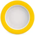 Produktbild: Ornamin Schale mit Kipp-Trick Ø 15,5 cm gelb | Spezialteller mit Randerhöhung für selbstständiges Essen | Esshilfe, Melamin, Anti-Rutsch Schale, Tellerranderhöhung