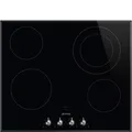 Produktbild: SMEG SE364ETBM - Elektrokochfeld mit 5 Jahre Garantie, Facettenschliff, Glas Schwarz Glanz, aufliegende Montage, ca. 60 cm