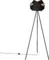 Produktbild: Moderne Stehlampe Schwarz STOff