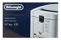 Produktbild: DELONGHI ELEKTRISCHE FRITEUSE F13205 WEIß *OVP*