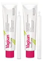 Produktbild: Vagisan FeuchtCreme - 2 x 50 g I hormonfreie Intim-Creme gegen Scheidentrockenheit I lindert Brennen, Jucken und Schmerzen bedingt durch eine trockene Scheide I Scheidencreme gegen Schmerzen beim Sex