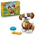 Produktbild: LEGO Creator 3-in-1-Set Niedliche Tiere: Verspielter Welpe - Tierfigur lässt Sich in Eichhörnchen oder Ente verwandeln - Geburtstagsgeschenk für Mädchen und Jungen ab 8 Jahren - 31382