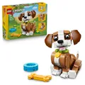 Produktbild: LEGO Creator 3in1 Cute Animals: Playful Puppy Dog Toy - Pet Animal Figure Transf