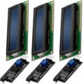 Produktbild: AZ-Delivery Displays HD44780 1602 LCD Modul Display Bundle mit I2C Schnittstelle 2x16 Zeichen kompatibel mit Arduino und Raspberry Pi, 3x Set