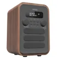 Produktbild: Denver Radio DAB-48 grau DAB+ Digitalradio FM-Radio UKW Bluetooth Dot-Matrix-LCD