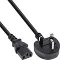 Produktbild: InLine 16651P Netzkabel, Netzstecker England auf Kaltgerätestecker C13, 1m