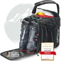 Produktbild: Otaro Skischuhtasche mit Helmfach (Classic | 44 L | Tannengrün) Premium Skitasche für Skischuhe | Auch als Schlittschuhtasche oder Inlinertasche | Ski Tasche, Skisack Set, Skischuhtaschen