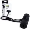 Produktbild: BLACKROLL® Hook Türanker, praktisches Zubehör für Fitnessbänder, vielseitig einsetzbarer Türanker für Fitnessband, ideal für zu Hause & Urlaub, mit MINI Flow Faszienrolle, Made in Germany, Schwarz