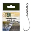 Produktbild: Zite Fishing Rotate Rig Hooks | Rotor-Haken Forellen-Angeln | 5 Stück Rotationshaken | Forellenhaken | Angelhaken perfekt für UL-Gummiköder wie Curly Viper & Mighty Mag (Größe 4)