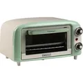 Produktbild: Mini-Backofen Vintage Green weiß/hellgrün, 800 Watt, 10 Liter