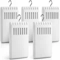Produktbild: Luftbefeuchter für Heizung 5 Set inkl. Haken - Kunststoff Wasserverdunster 180ml - weiß - Wasserverdunster Verdampfer Verdunster Heizkörper Luftreiniger - Neutral