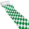 Produktbild: JUNOPAX Papier Tischläufer 50m x 0,20m Raute grün-weiß
